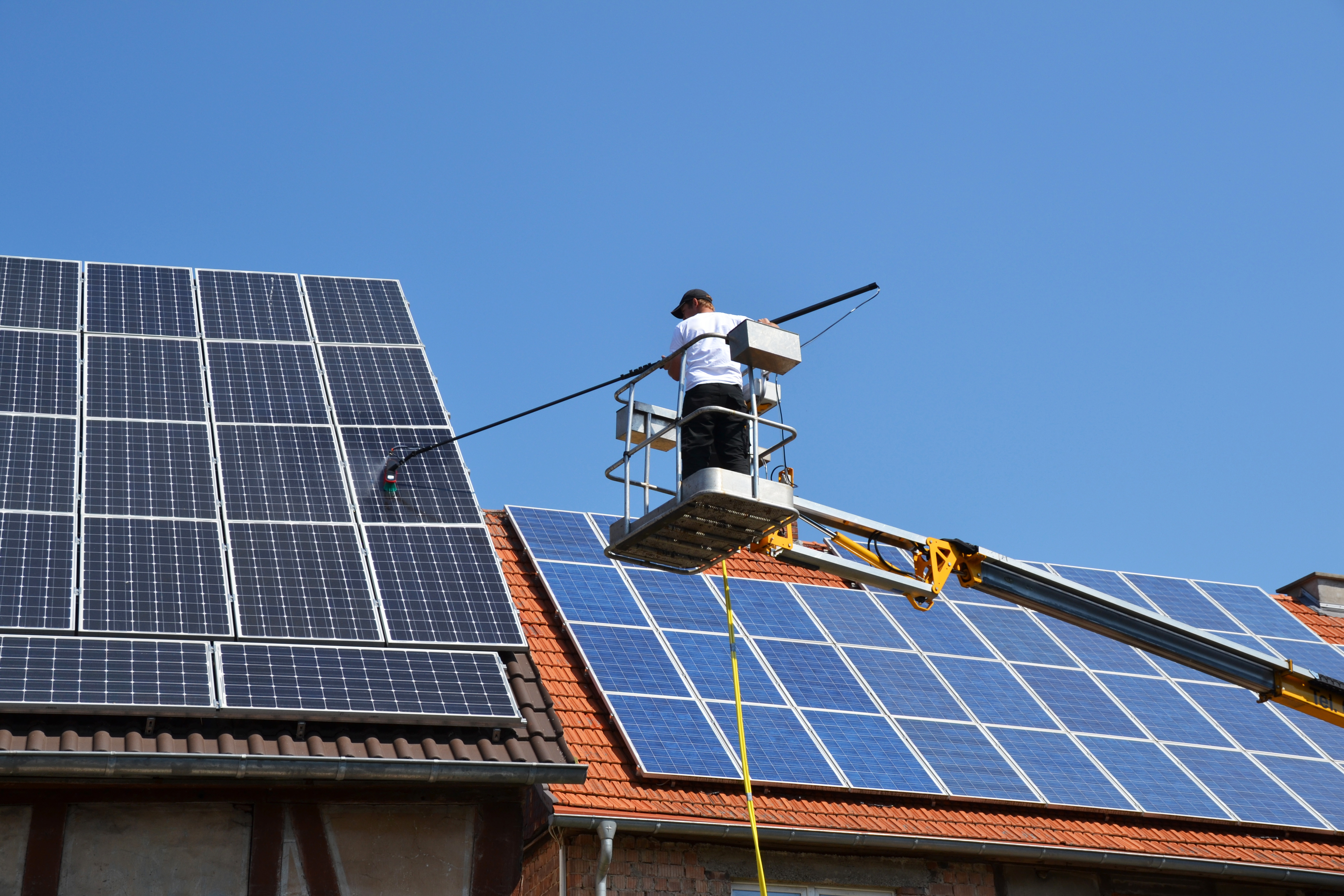 Photovoltaikanlagen-Reinigung